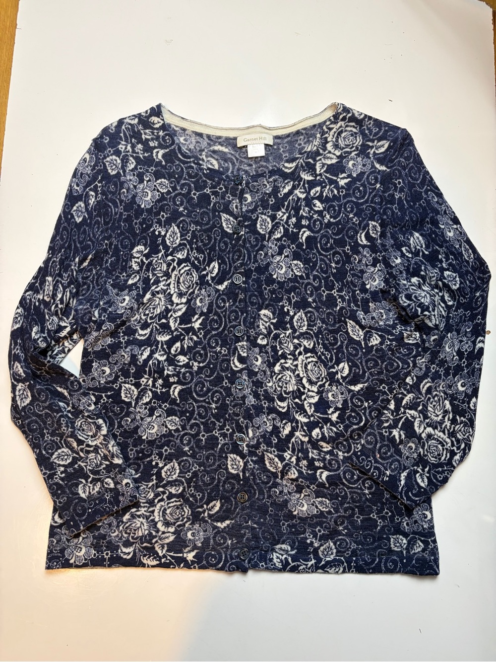 Garnet hill Signature Eco Merino Cardigan